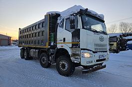 Самосвал FAW J6 (8х4) б/у (2023 г., 85 873 км)(0541)Сбер комиссия-Бронь Сбер.