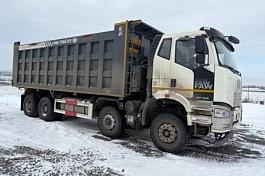 Самосвал FAW J6 (8x4) б/у (2023 г.в.21 881км.)(9679) - Сбер комиссия-Бронь Лучинкина Е.