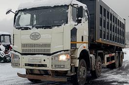 Самосвал FAW J6 (8x4) б/у (2023 г.в. 54948 км.)(9874) - Сбер комиссия - бронь Стариков М.